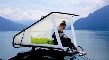 Tent camperen auto MAN MAN