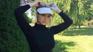 golfen met Lucy Robson MAN MAN