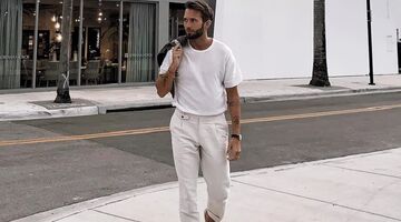 high waist broek mannen