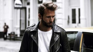 leren jas biker jacket