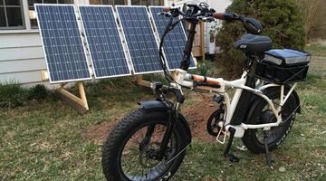 e-bike accu met zonnepanelen