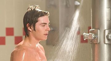 plassen onder de douche