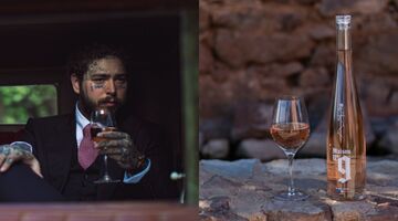 post malone wijn rose