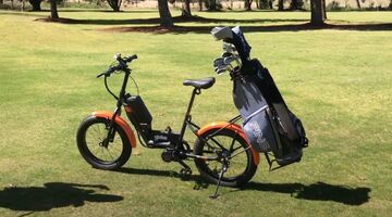 e-bike voor op de golfbaan
