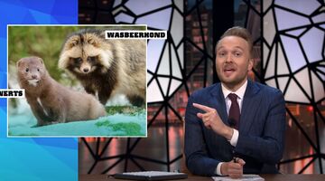 Zondag Met Lubach wasbeerhond bontkraag