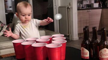 grappig photoshop account vader alleen met kind