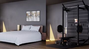 thuis sporten gym pivot bed