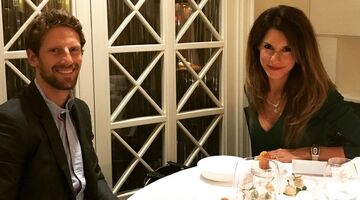 vrouw Romain Grosjean Marion Jolles