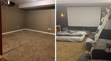 before e en after van de thuisbioscoop