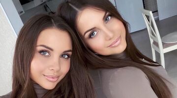 knappe Russische tweeling