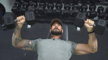 incline dumbbell bench press