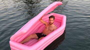 opblaasbare doodskist