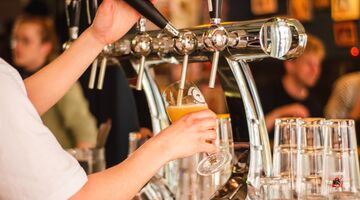 stappen perfecte biertje tappen