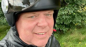 Nieuwe scooter Peter Gillis