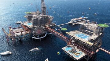 Saudi-Arbië's resort The Rig -2