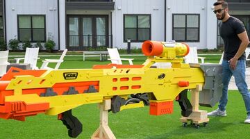 werelds grootste Nerf gun