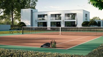 woning met tennisbaan