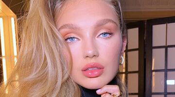 Romee Strijd instagram foto sneeuw