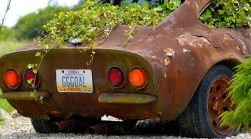 stappen auto spuiten nieuwe kleur