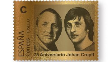 24 karaats johan cruijff postzegel