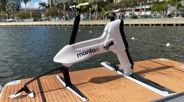 manta e-bike op water elektrische fiets