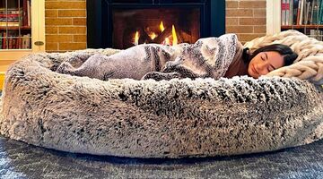 plufl hondenbed mensen groot