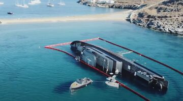 jacht bij griekenland gezonken