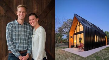 jongen tovert tiny houses om tot hotel