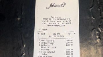 salt bae hoge rekening restaurant