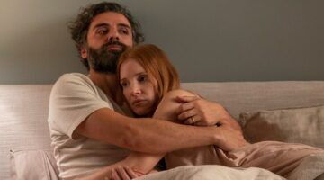Oscar Isaac en Jessica Chastain in Scenes from a marriage