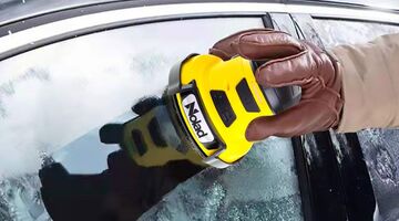 elektrische ijskrabber sneeuwvrij autoruiten ramen schoon snel