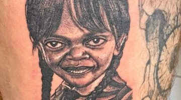 tattoo wednesday addams hilarisch