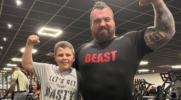eddie hall maximus zoon kracht