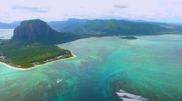 mauritius onderwater waterval