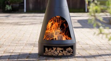 houtkachel buiten action te koop