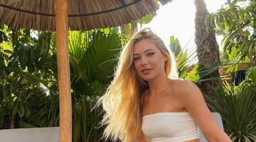 jutta leerdam mexico foto's jurk bikini