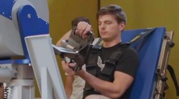 max verstappen training zwaar