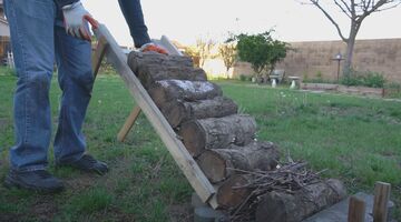 zelf voedend kampvuur