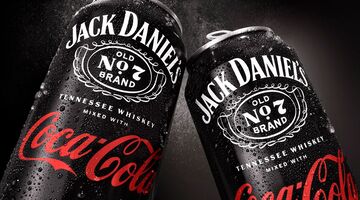 coca cola jack daniels mixdrank blik