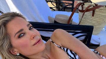 sylvie meis bikini zebra