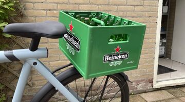 bierkrat houder fiets achterop vanmoof