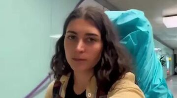 jongedame foutje luchthaven