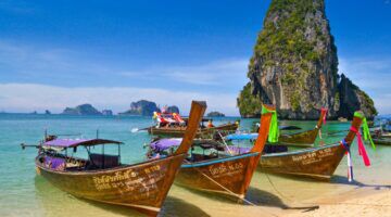 Een strand in Thailand