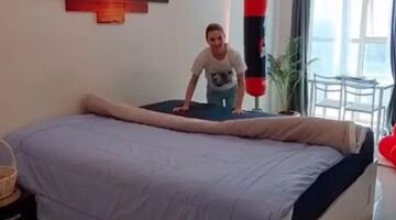 truc hoe snel dekbed verschonen verwisselen