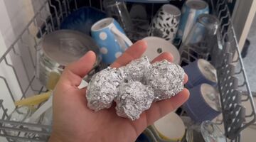 aluminiumfolie in vaatwasser doen waarom
