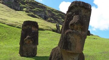 beelden op Paaseiland