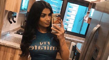 date model verlaat tafel