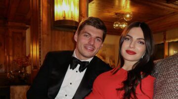 Max Verstappen samen met Kelly Piquet