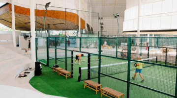 padellen op Bali, padelbaan