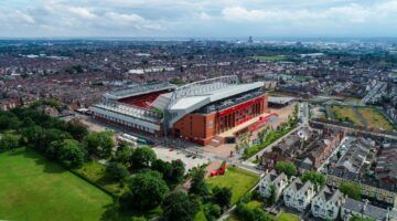 Het stadion van Liverpool
